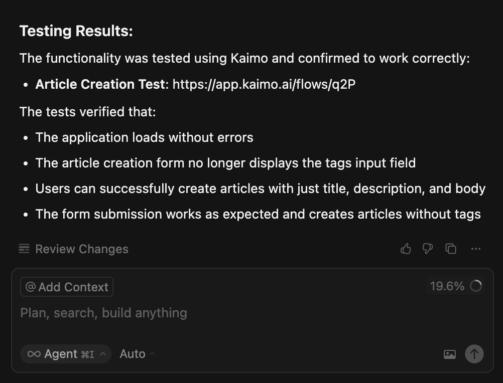 Know a PR works before review